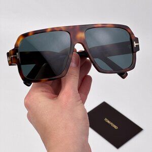 Tom Ford CAMDEN FT0933/S 53V Men’s Pilot Sunglasses Blonde Havana Blue AUTHENTIC